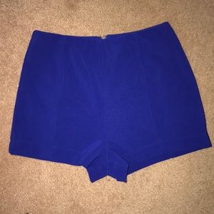 Blue Forever 21 High Waisted Shorts
